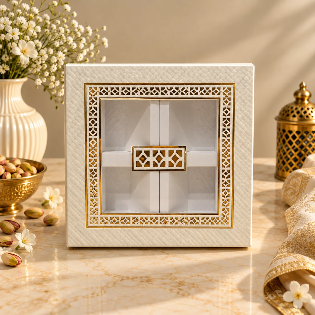 White Premium · 10 × 10 Laser Window